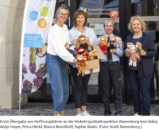 Projekt Hoffnungsbären: Polizeipräsidium ist neuer Partner